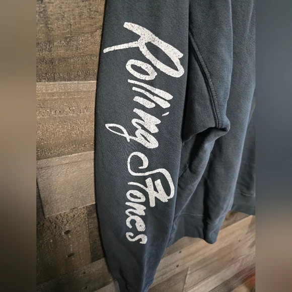 Free People X Daydreamer Rolling Stones Flocked Hoodie - Picture 6 of 8